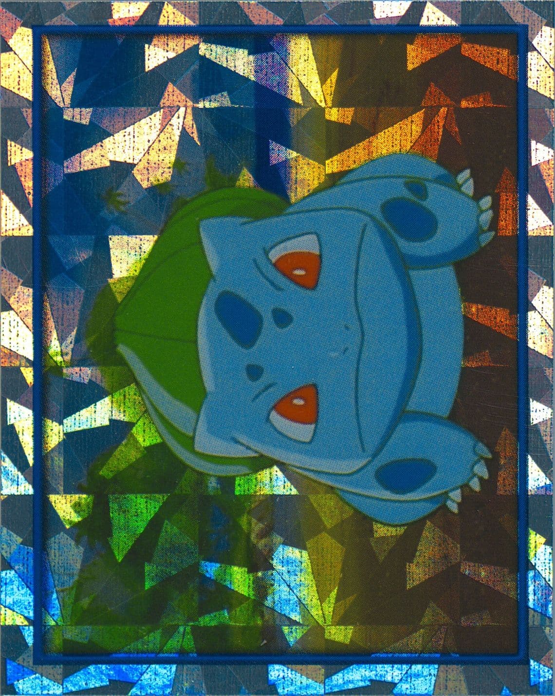 Bulbasaur-Prism Cracked Ice (56) 2000 Merlin Pokemon 2