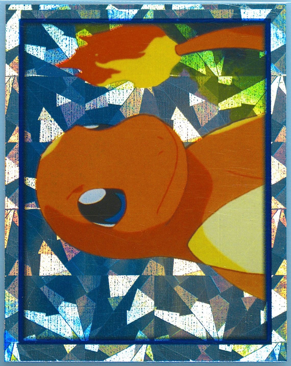 Charmander-Prism Cracked Ice (78) 2000 Merlin Pokemon 2