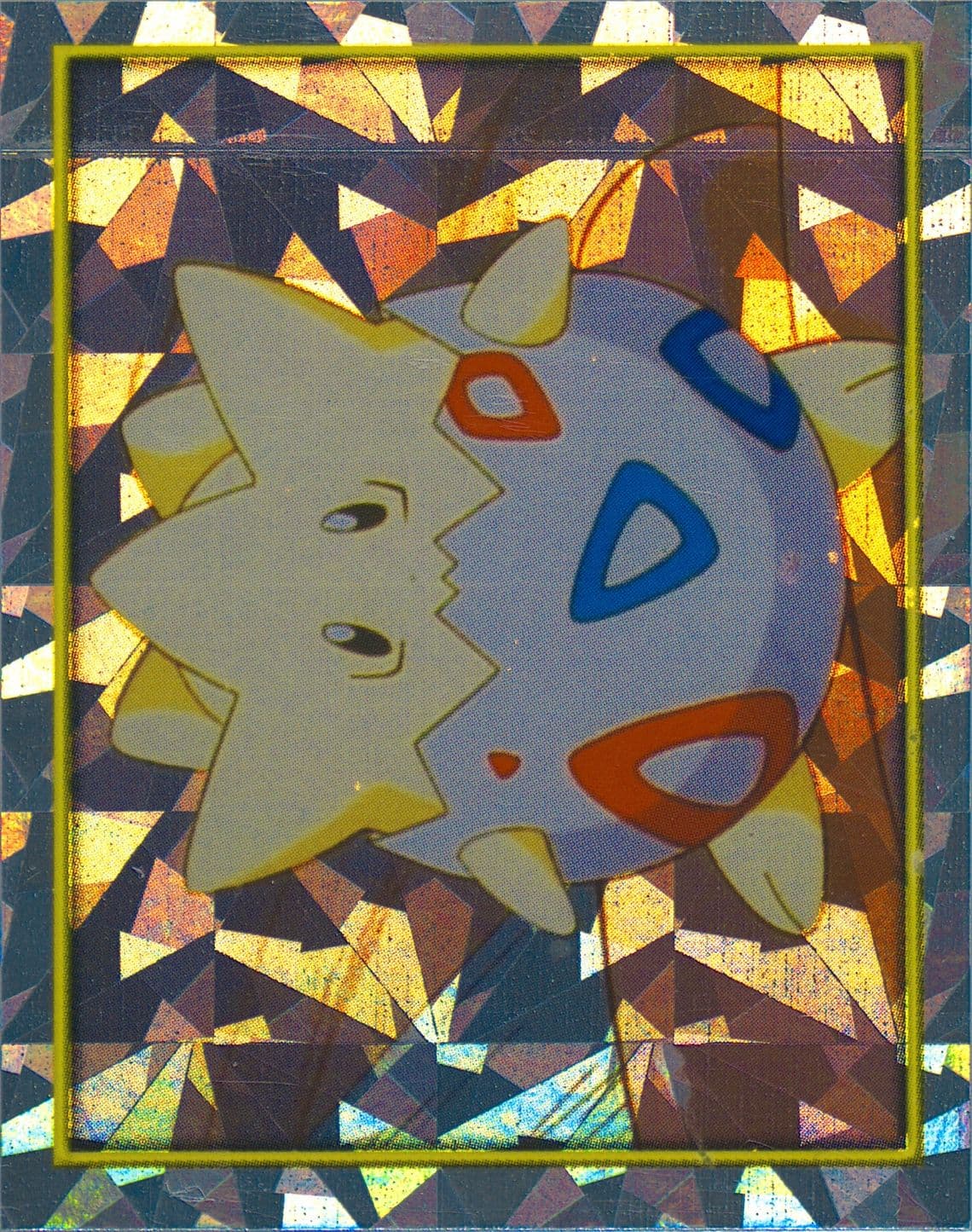 Togepi-Prism Cracked Ice (197) 2000 Merlin Pokemon 2