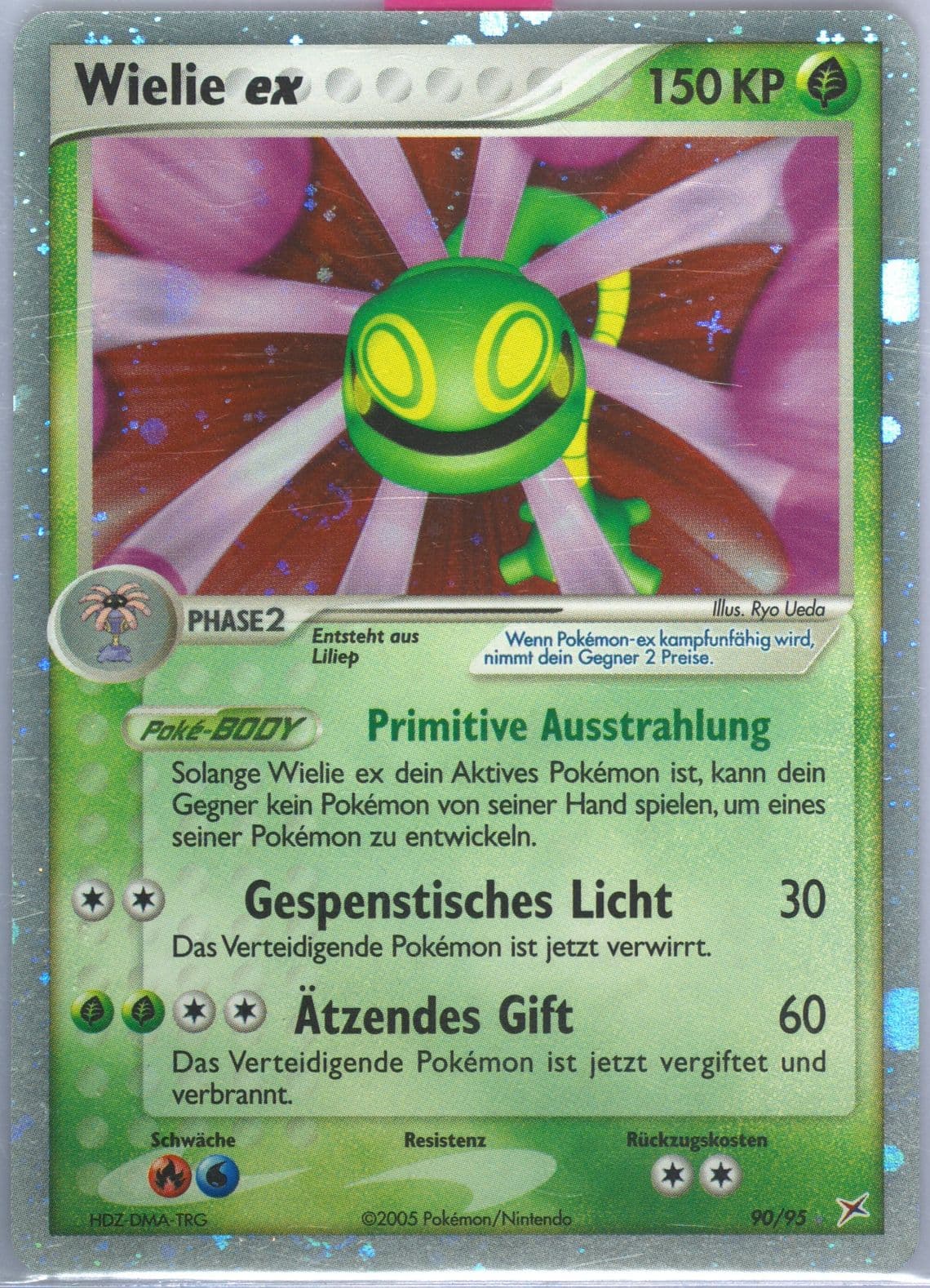 Wielie EX-Holo (90) 2005 Pokemon German EX Team Magma VS Team Aqua