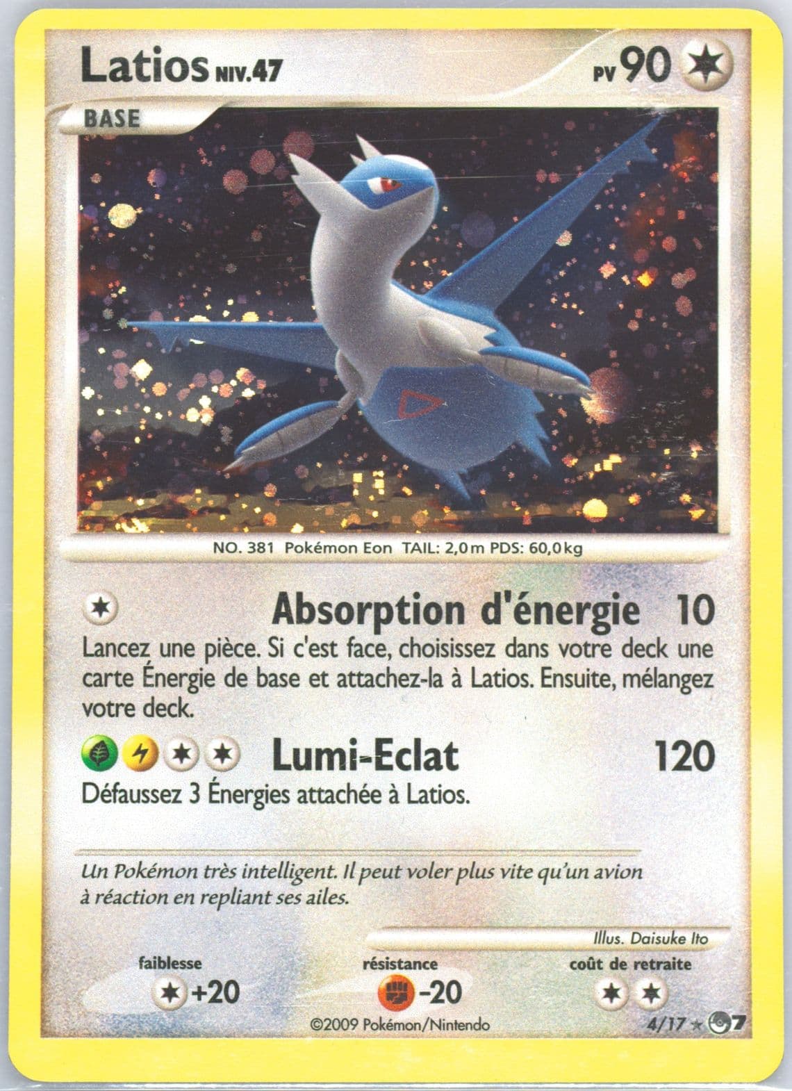 Latios-Holo French (4) 2009 Pokemon Pop Series 7