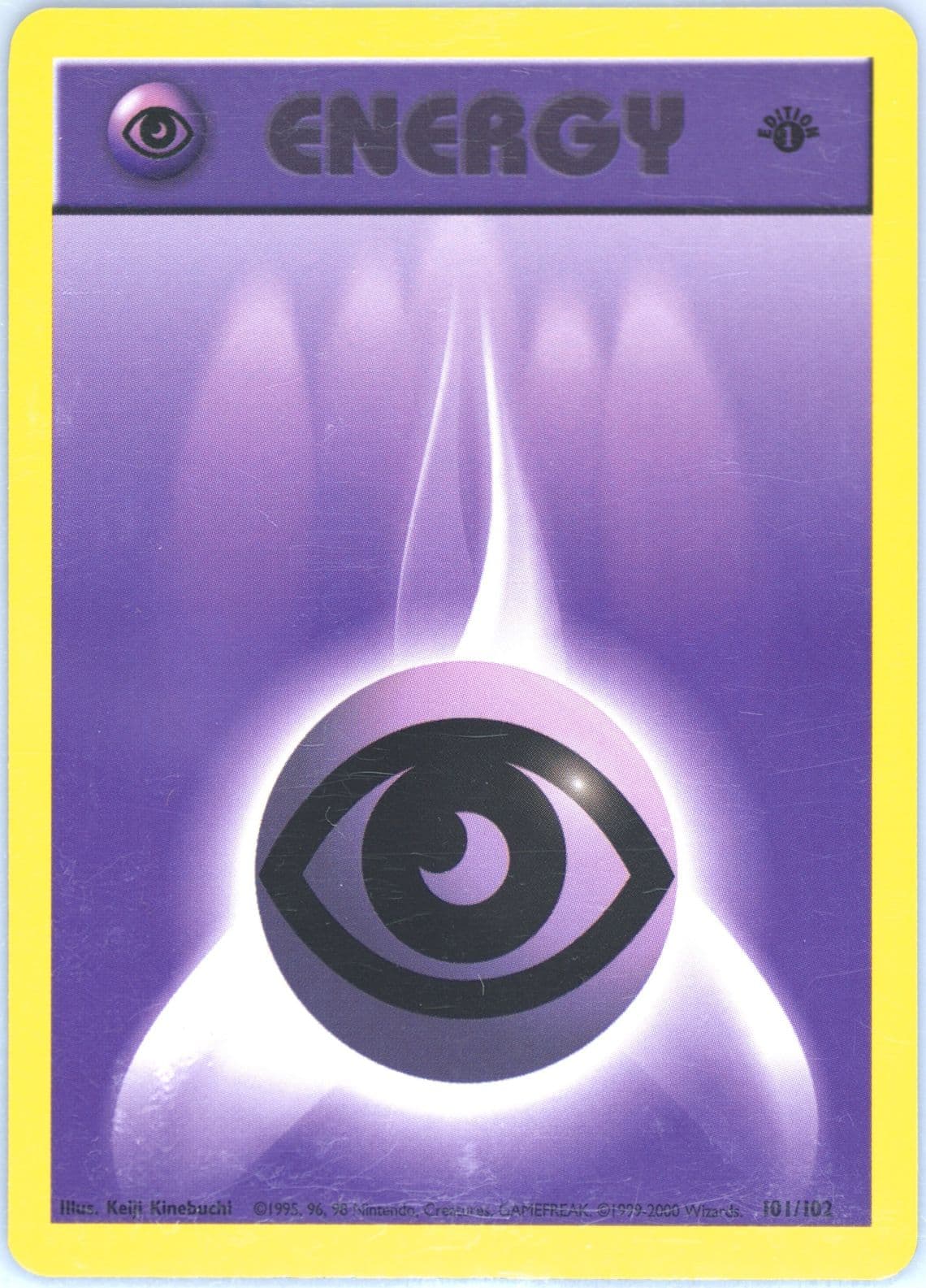 Psychic Energy 1st Edition (101) 2000 Pokemon Chinese
