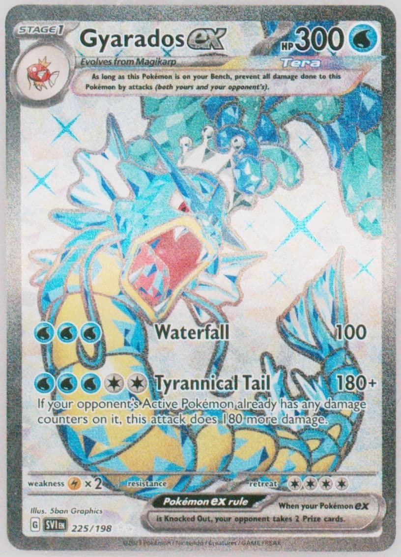 Gyarados EX Ultra Rare (225) 2023 Pokemon Italian Svi It-Scarlet & Violet