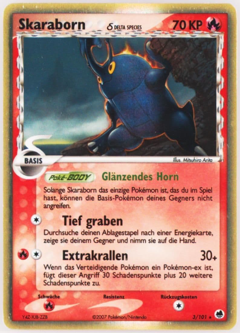 Skaraborn-Holo German (3) 2006 Pokemon EX Dragon Frontiers