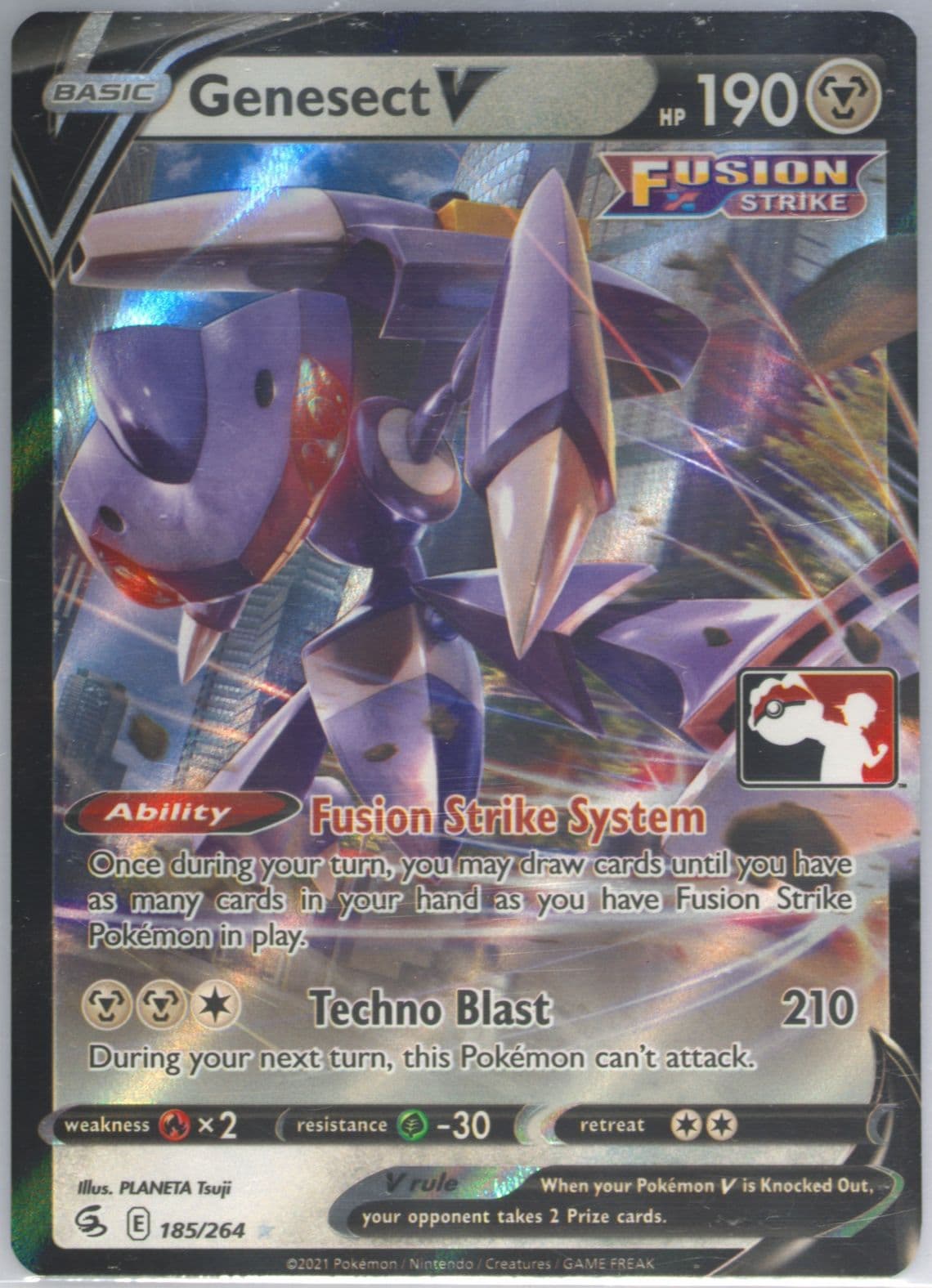 Genesect V (185) 2023 Pokemon Play! Pokemon Prize Pack: Series 2