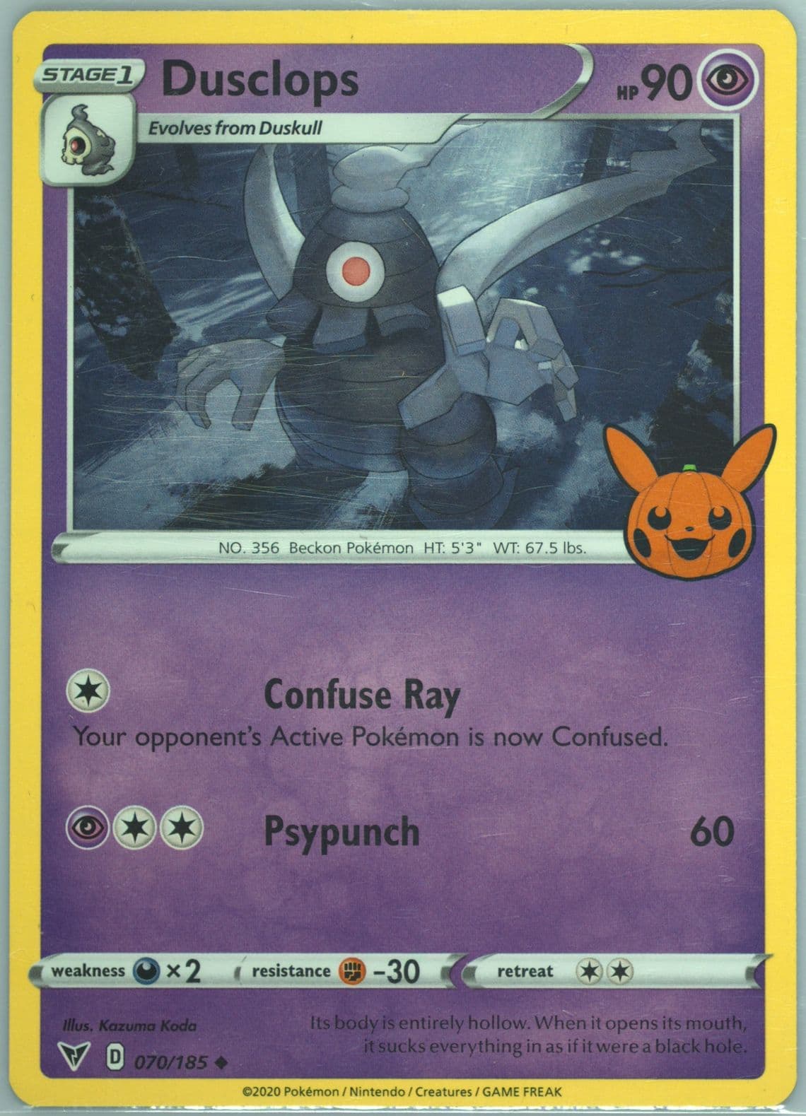 Dusclops (070) 2023 Pokemon Trick or Trade