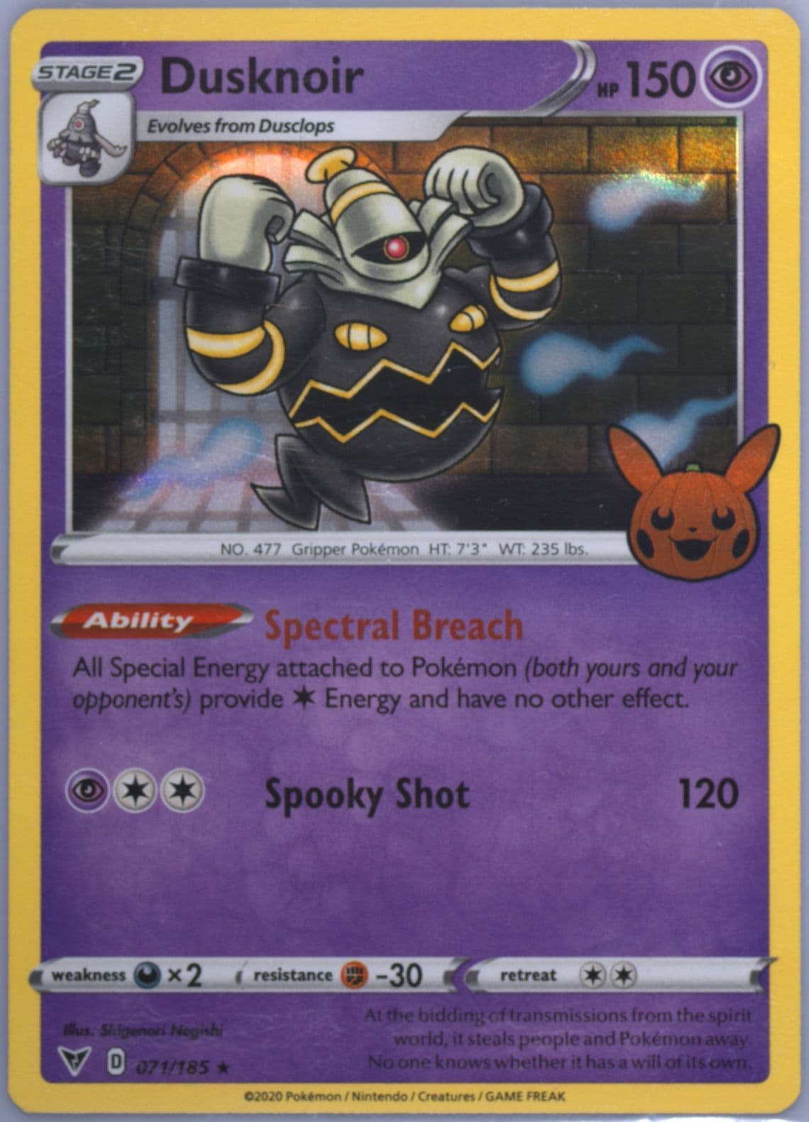 Dusknoir (071) 2023 Pokemon Trick or Trade