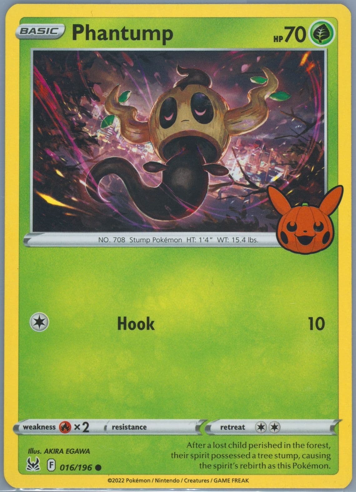 Phantump (016) 2023 Pokemon Trick or Trade