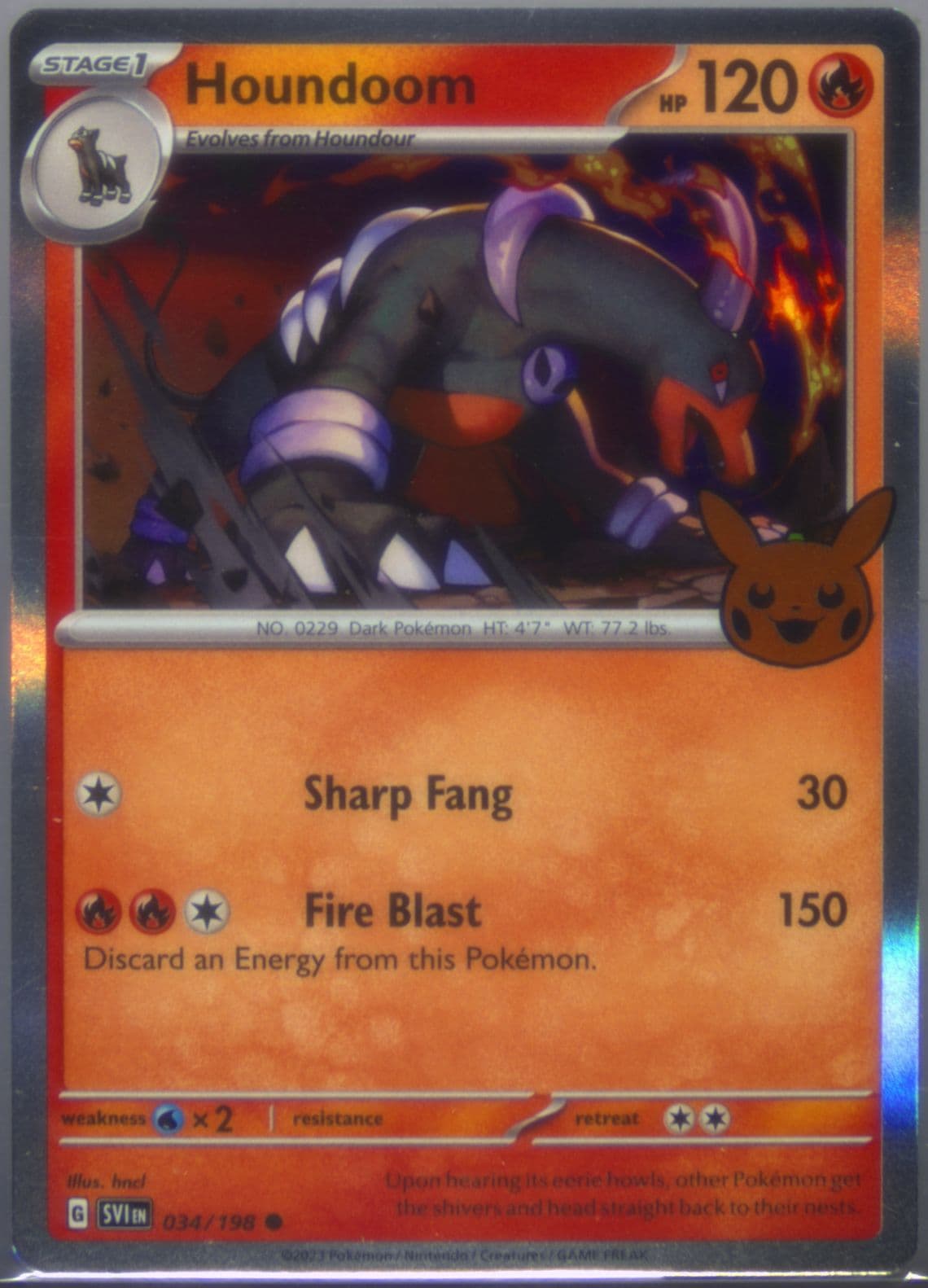 Houndoom (034) 2023 Pokemon Trick or Trade