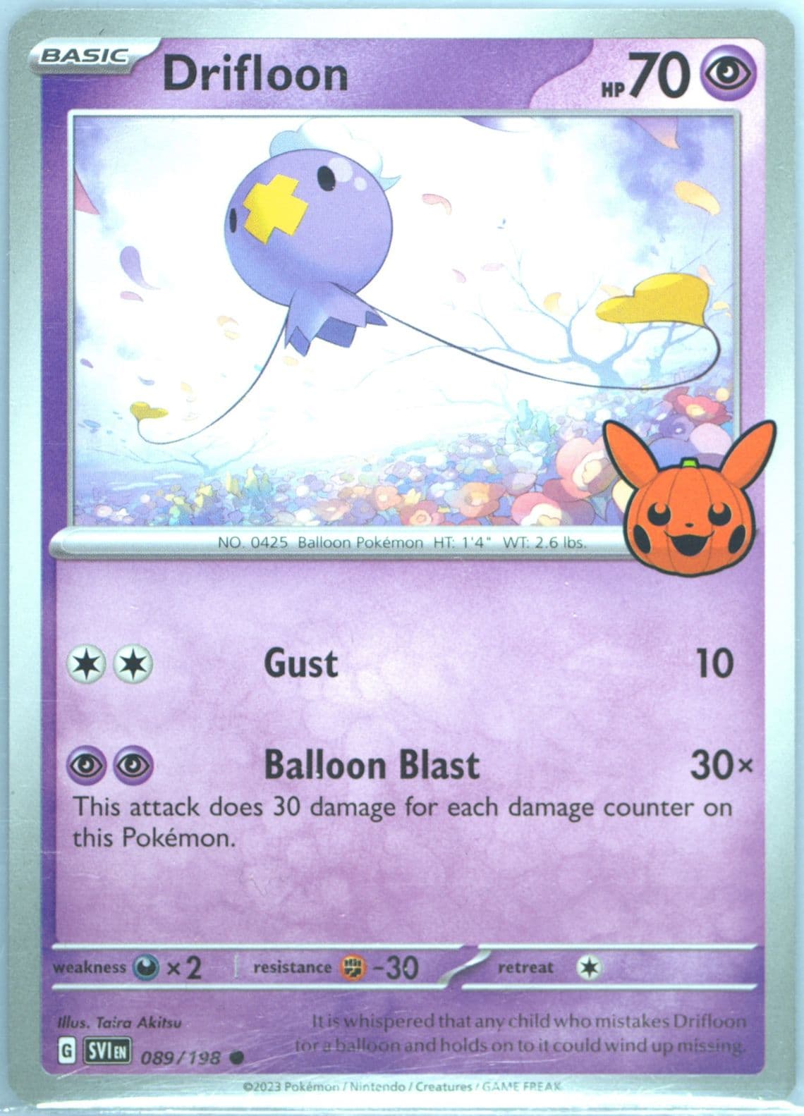Drifloon (089) 2023 Pokemon Trick or Trade