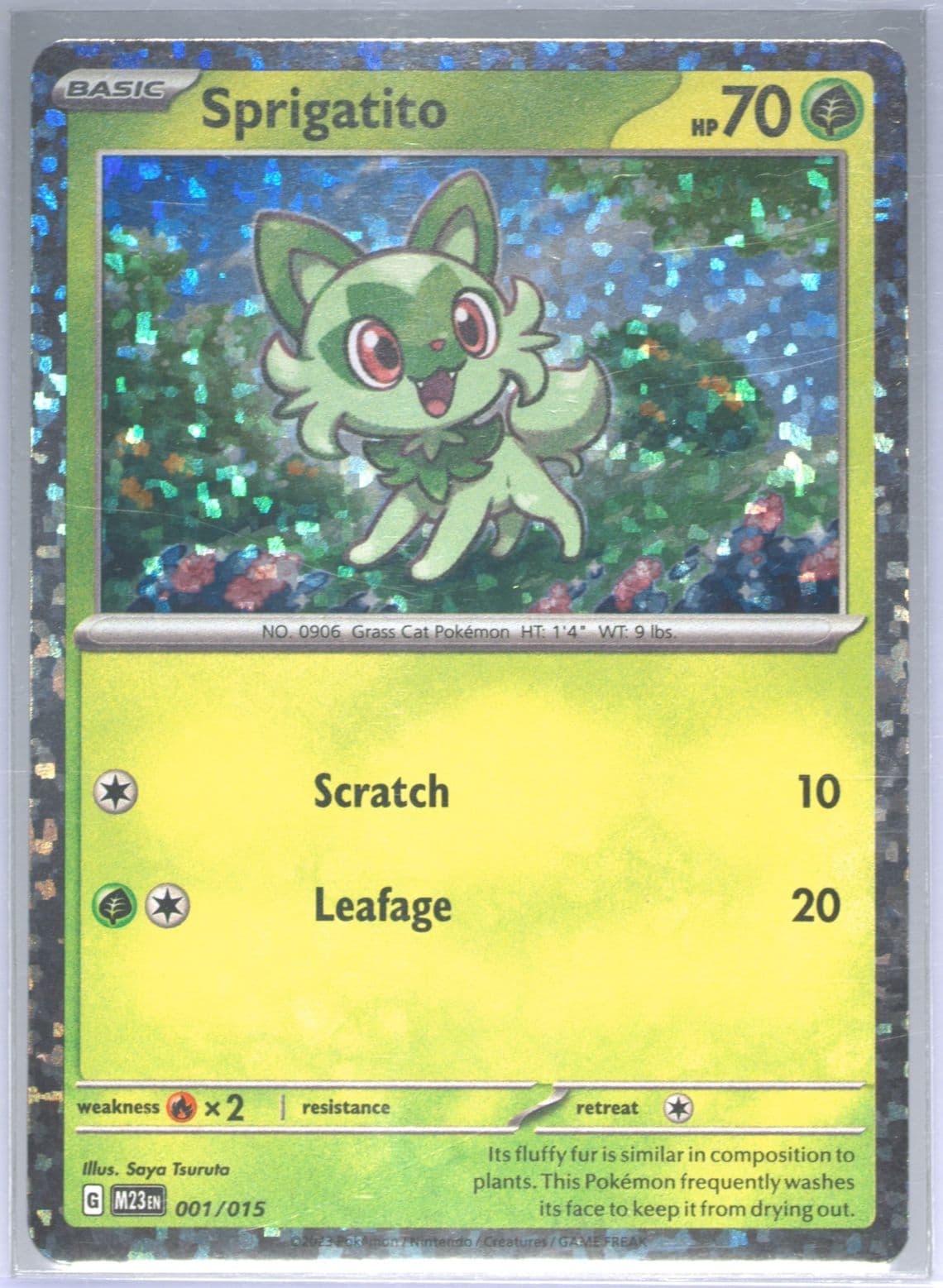 Sprigatito (001) 2023 Pokemon M23 EN-Mcdonald's Collection