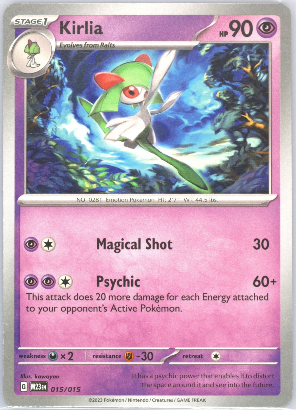 Kirlia (015) 2023 Pokemon M23 EN-Mcdonald's Collection