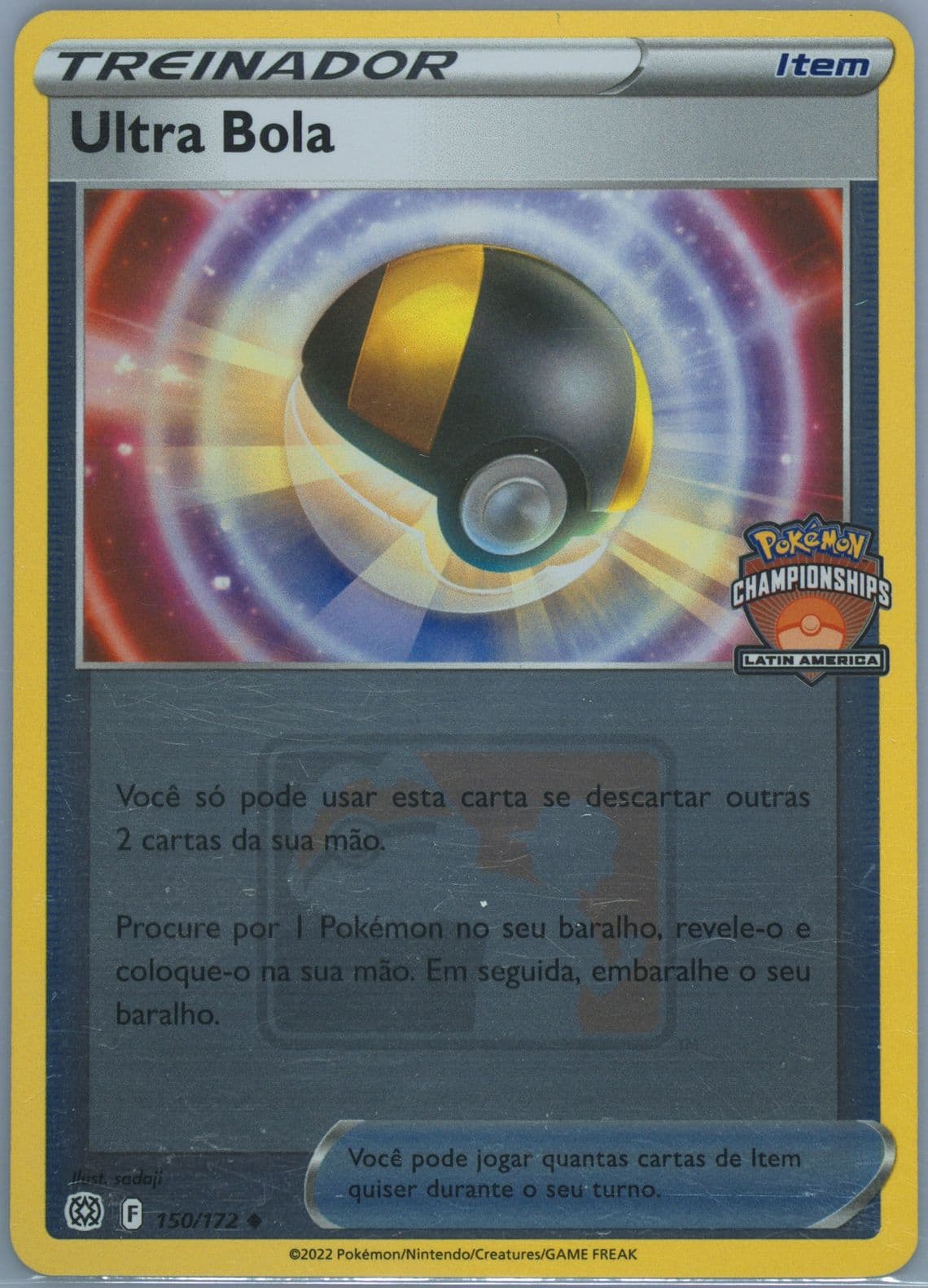 Ultra Ball-Reverse Foil 2023 Latin America International Championships (150) 2022 Pokemon Sword & Shield Brilliant Stars