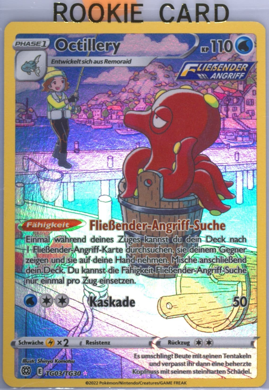 Full Art/Octillery German (TG03) 2022 Pokemon Sword & Shield Brilliant Stars