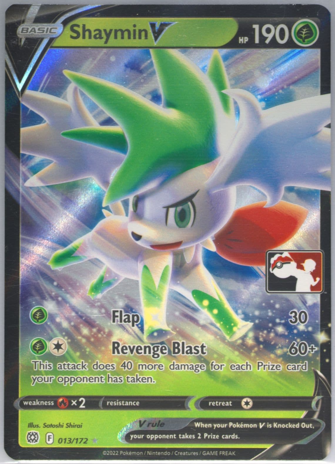 Shaymin V (013) 2023 Pokemon Play! Pokemon Prize Pack: Series 2