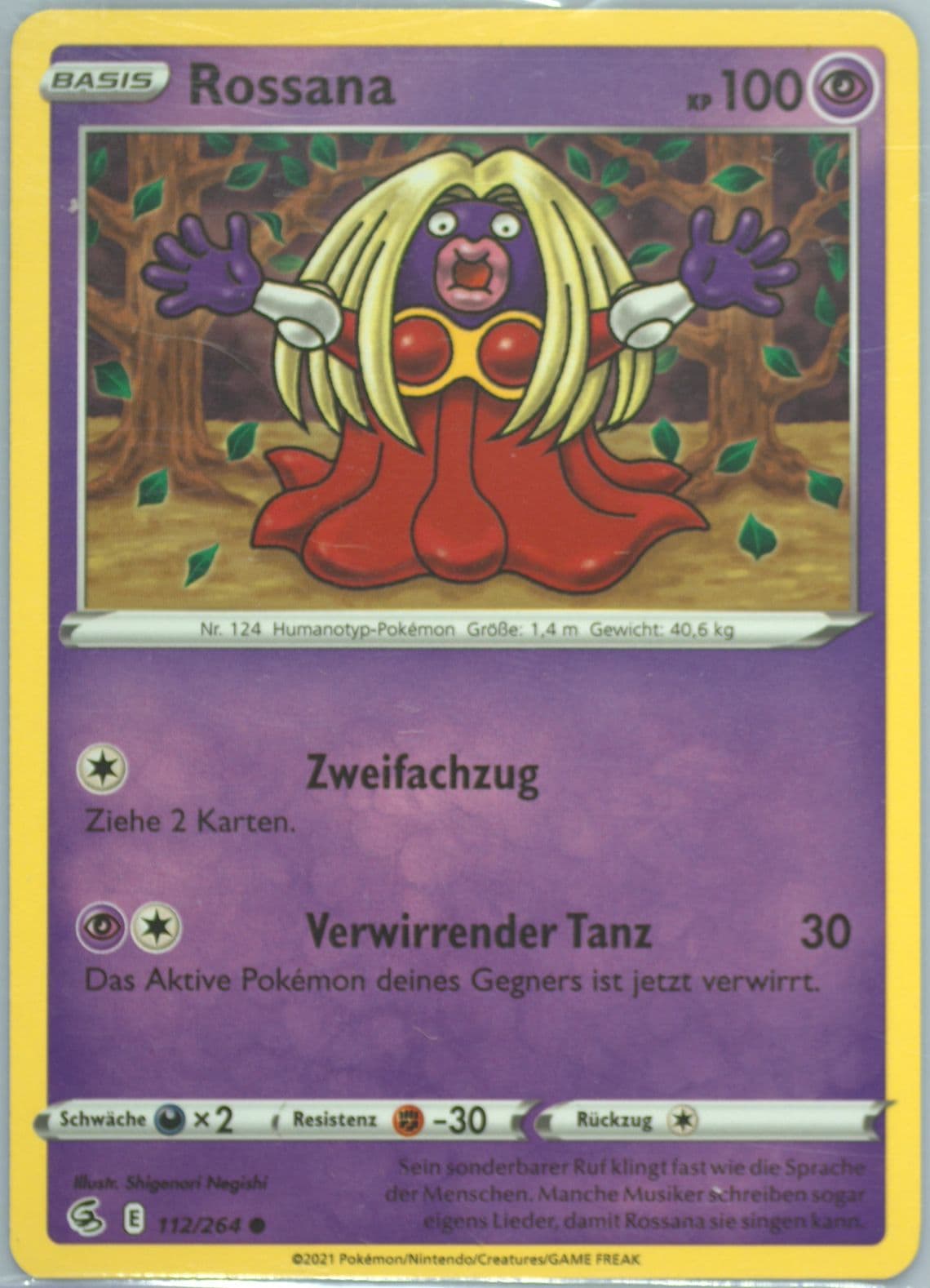 Rossana German (112) 2021 Pokemon Sword & Shield Fusion Strike