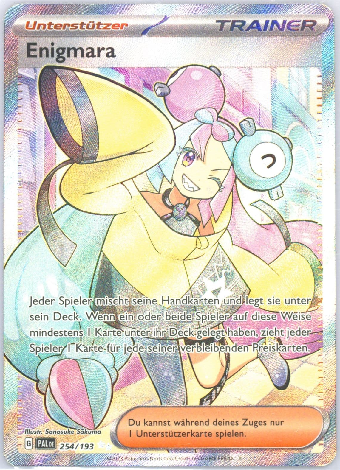 Iono Ultra Rare (254) 2023 Pokemon German Pal de-Paldea Evolved