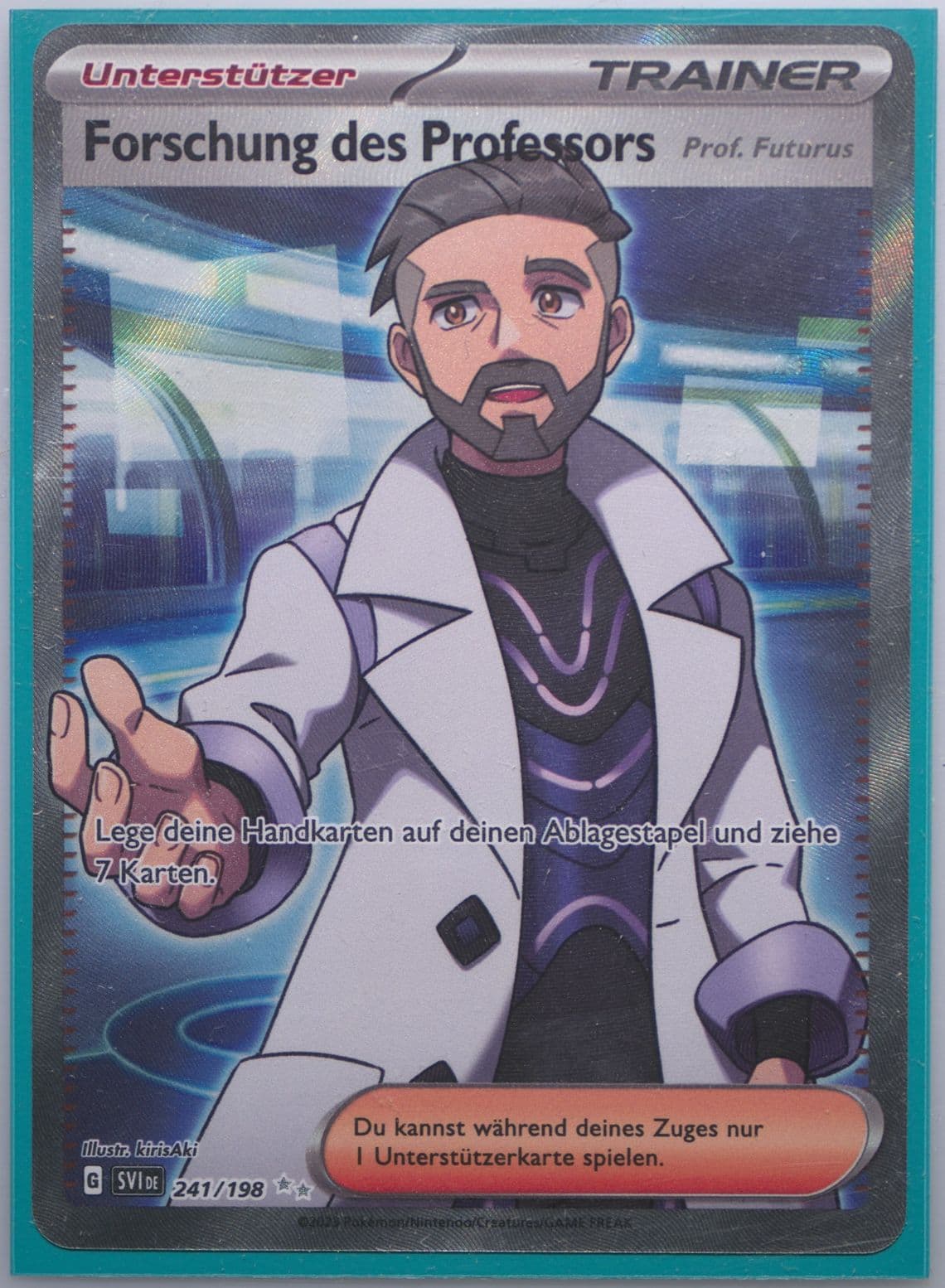 Professor's Research Ultra Rare (241) 2023 Pokemon German Svi de-Scarlet & Violet