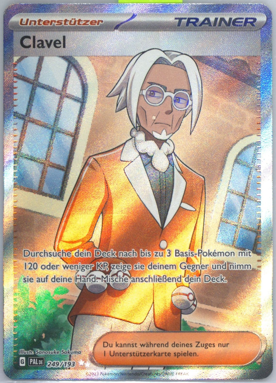 Clavell Ultra Rare (249) 2023 Pokemon German Pal de-Paldea Evolved