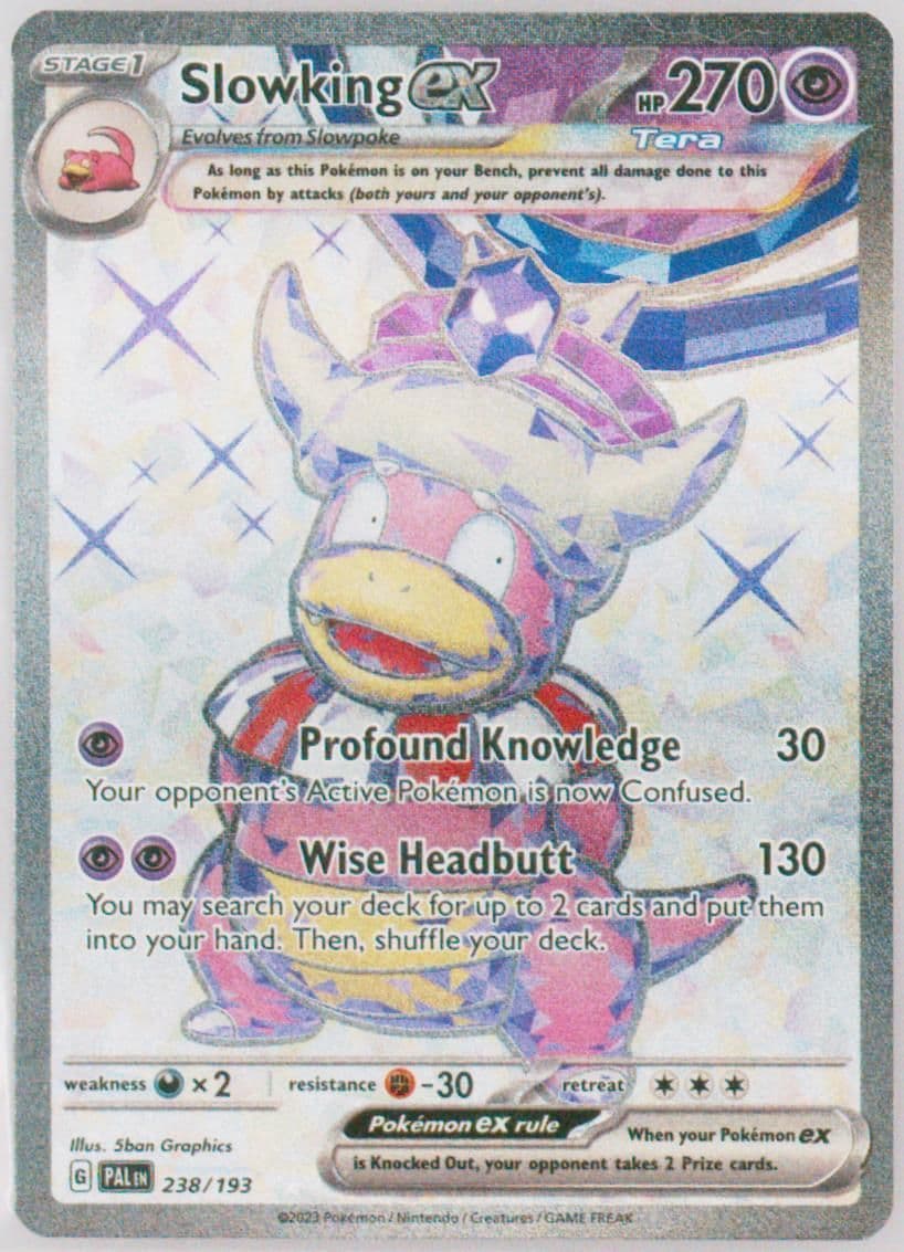 Slowking EX Ultra Rare (238) 2023 Pokemon French Pal FR-Paldea Evolved