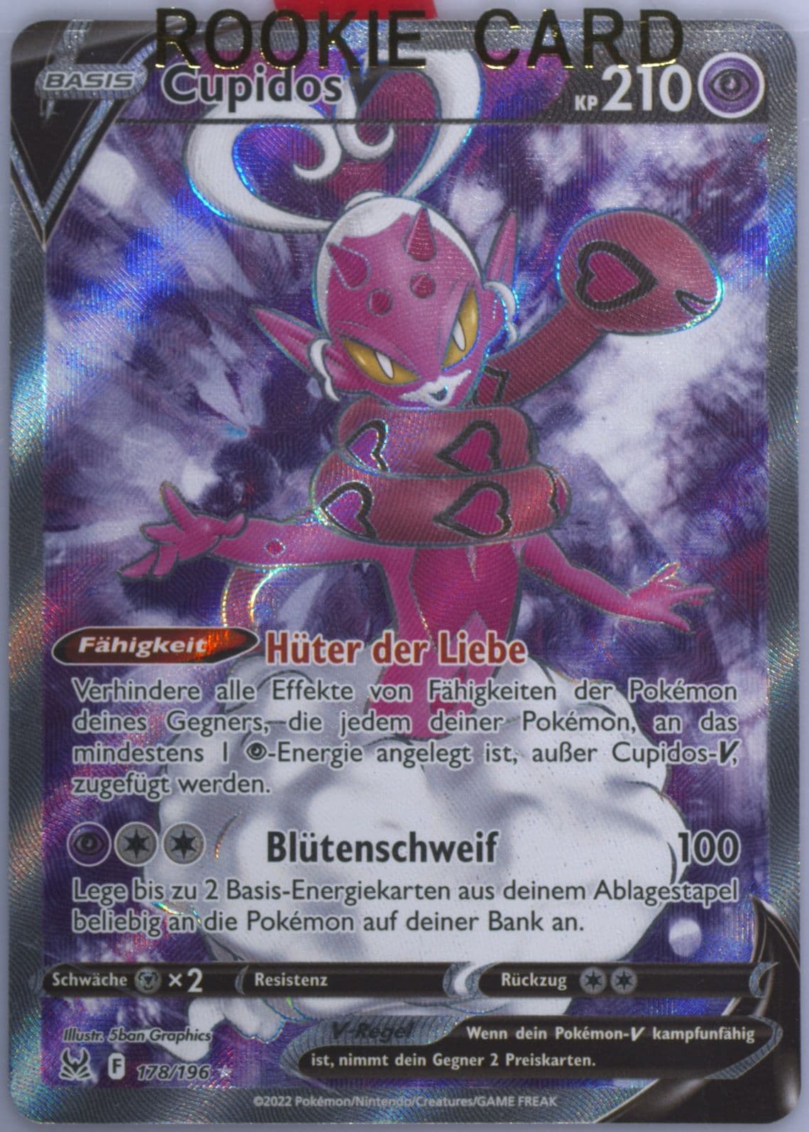 Full Art/Cupidos V German (178) 2022 Pokemon Sword & Shield Lost Origin