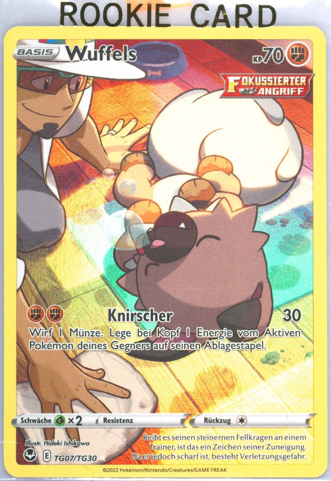 Full Art/Wuffels German (TG07) 2022 Pokemon Sword & Shield Silver Tempest