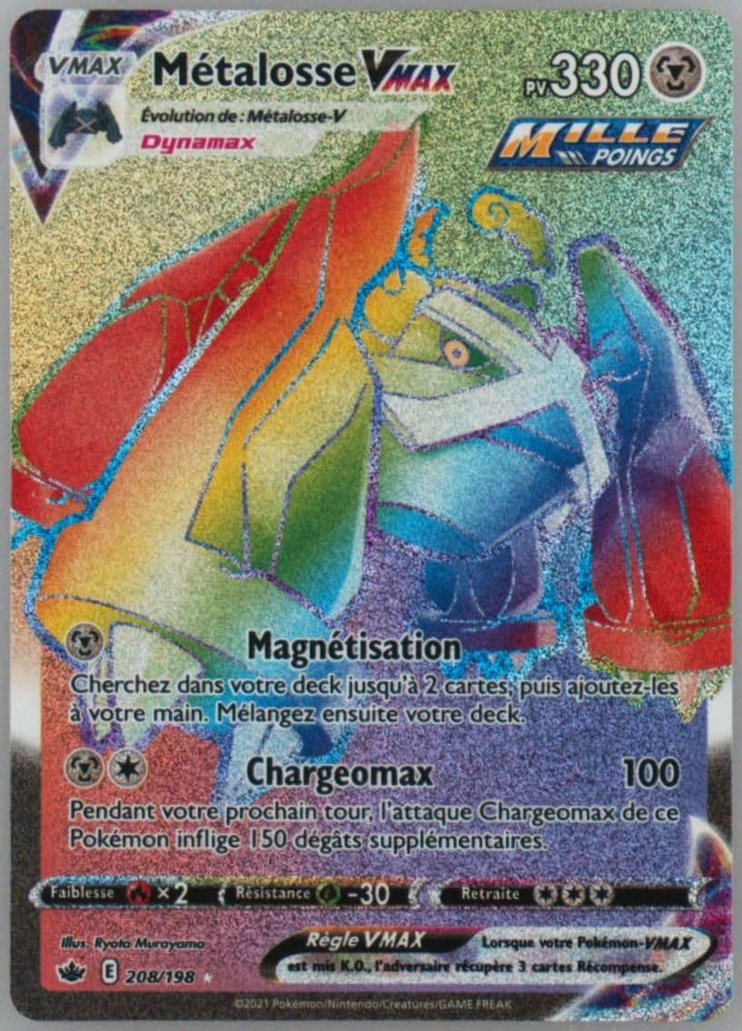 Full Art/Metalosse Vmax French-Secret (208) 2021 Pokemon Sword & Shield Chilling Reign