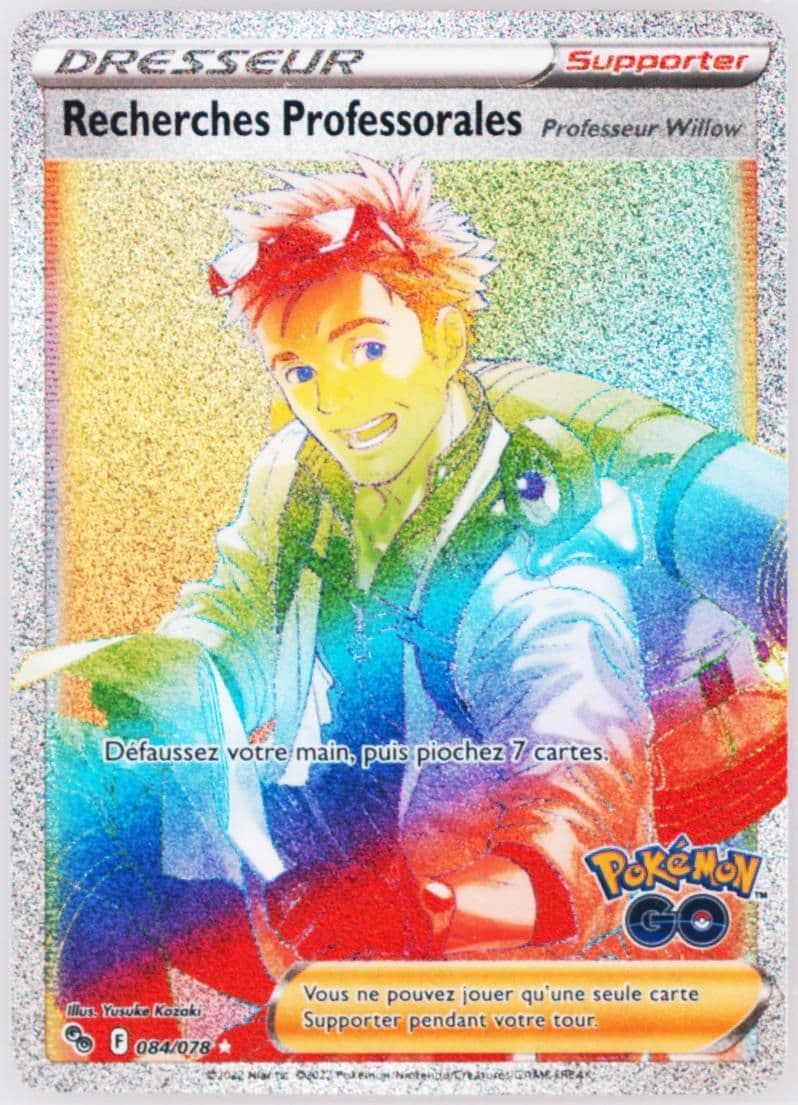 Full Art/Recherches Professorales French-Secret (084) 2022 Pokemon Go