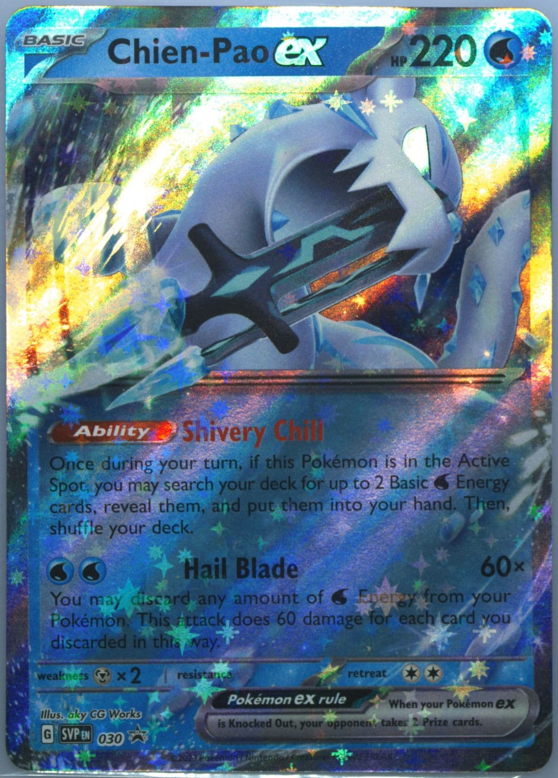 Chien-Pao EX Chien-Pao EX Battle Deck (030) 2023 Pokemon Svp EN-SV Black Star Promo