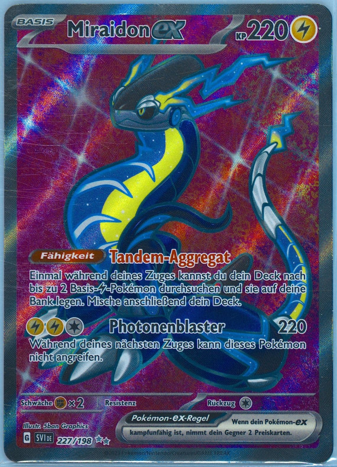 Miraidon EX Ultra Rare (227) 2023 Pokemon German Svi de-Scarlet & Violet