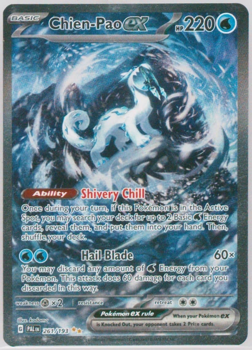 Chien-Pao EX Special Illustration Rare (261) 2023 Pokemon Spanish Pal ES-Paldea Evolved