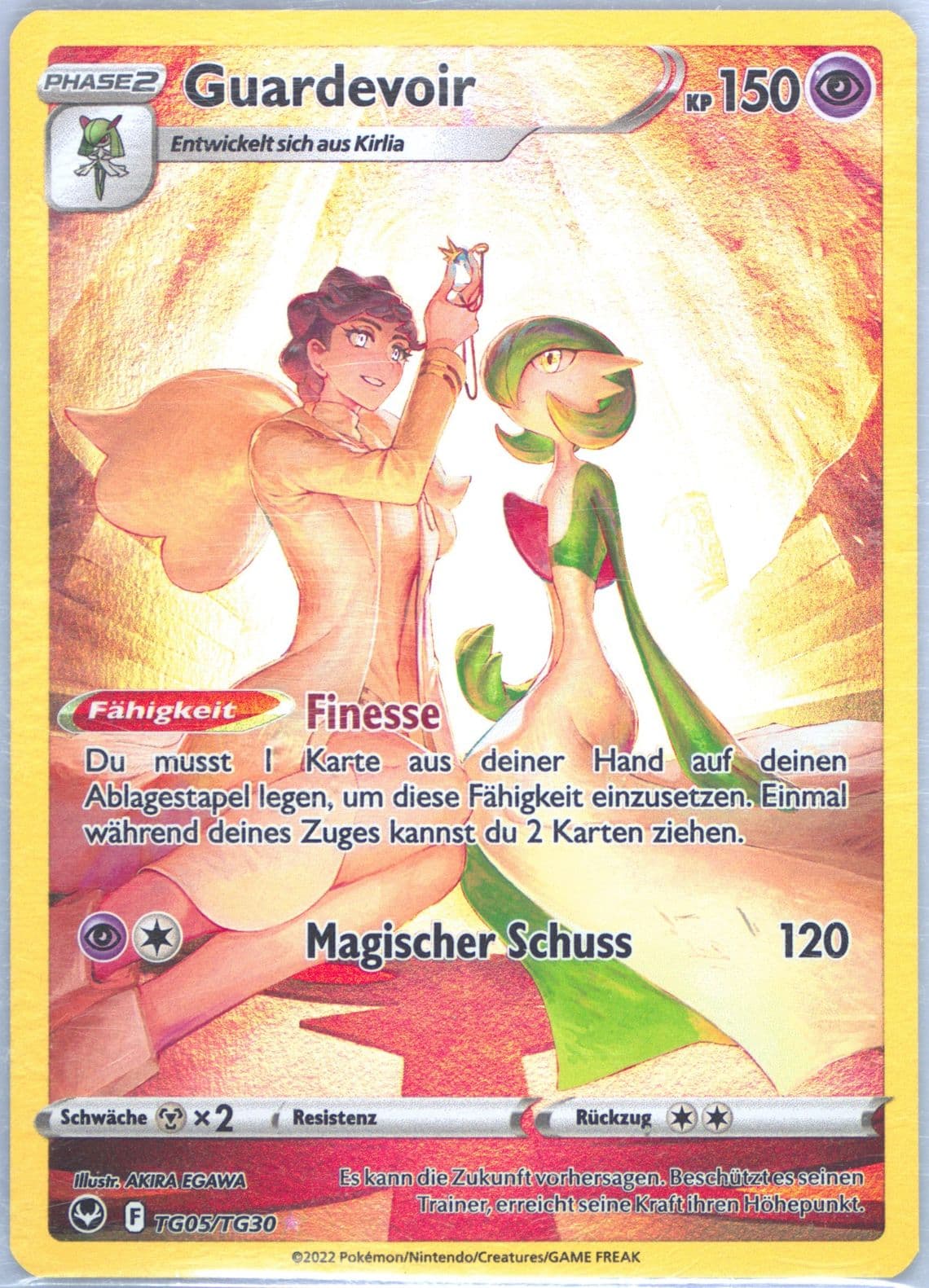 Full Art/Guardevoir German (TG05) 2022 Pokemon Sword & Shield Silver Tempest