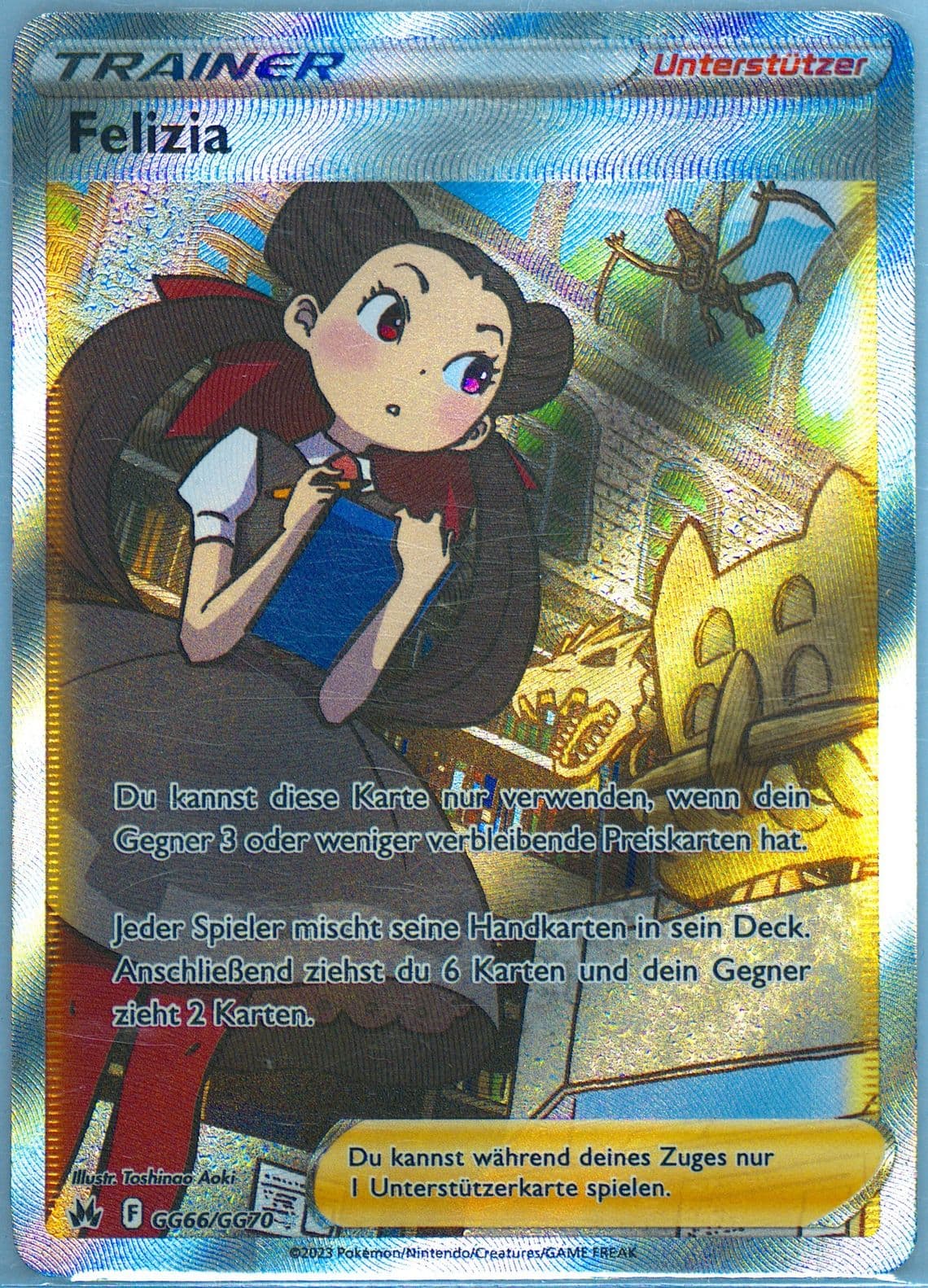 Full Art/Roxanne German (GG66) 2023 Pokemon Sword and Shield Crown Zenith