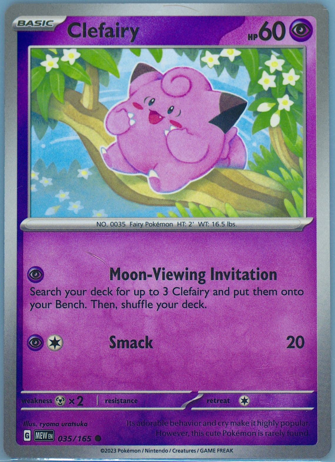 Clefairy (035) 2023 Pokemon Mew EN-151