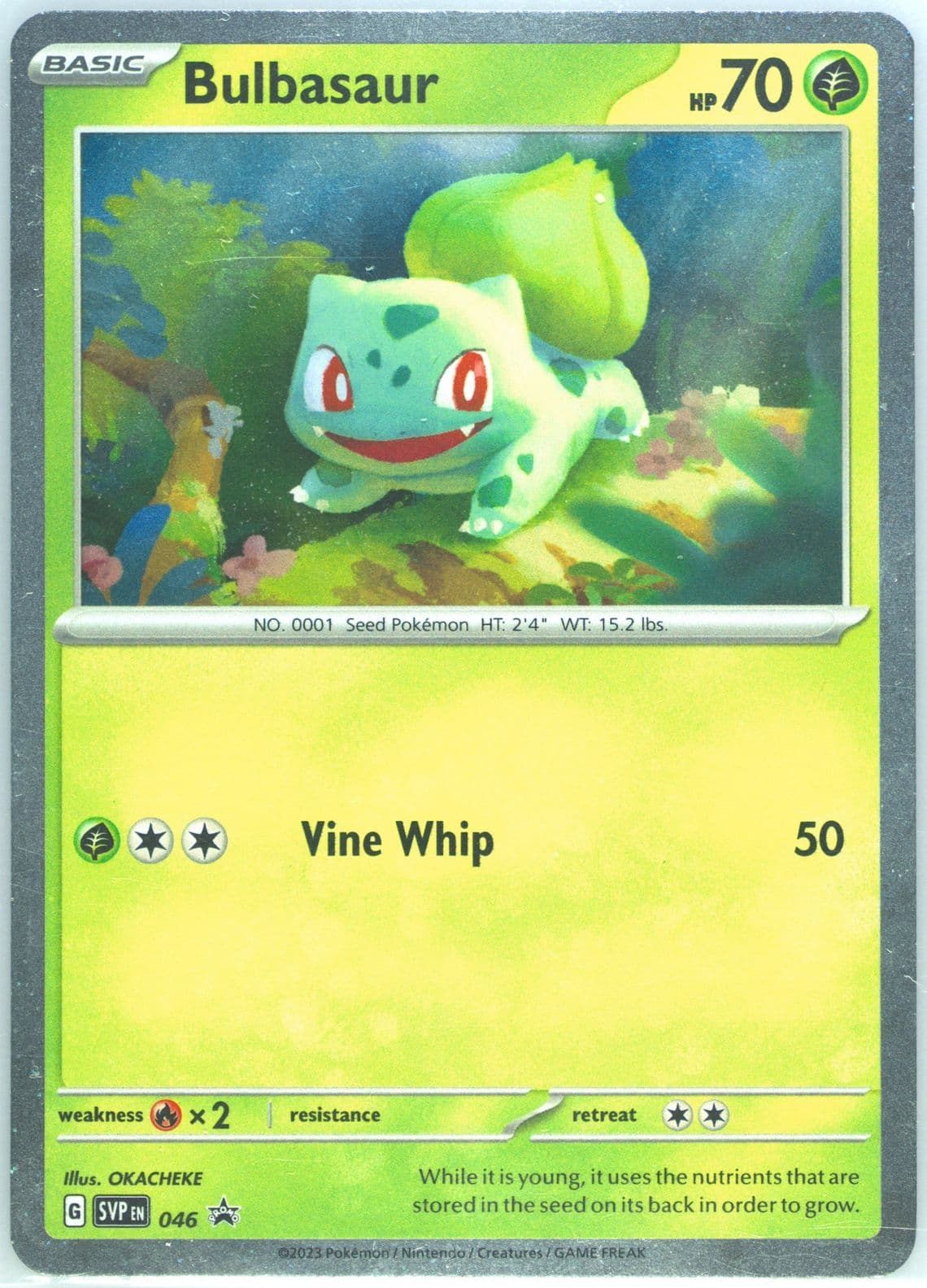 Bulbasaur 151 Poster Collection (046) 2023 Pokemon Svp EN-SV Black Star Promo