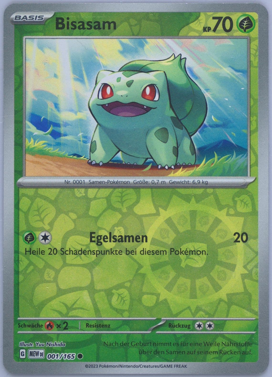 Bulbasaur (001) 2023 Pokemon German Mew de-151
