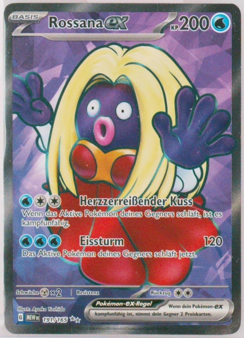 Jynx EX Ultra Rare (191) 2023 Pokemon German Mew de-151