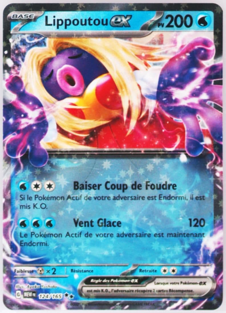 Jynx EX (124) 2023 Pokemon French Mew FR-151