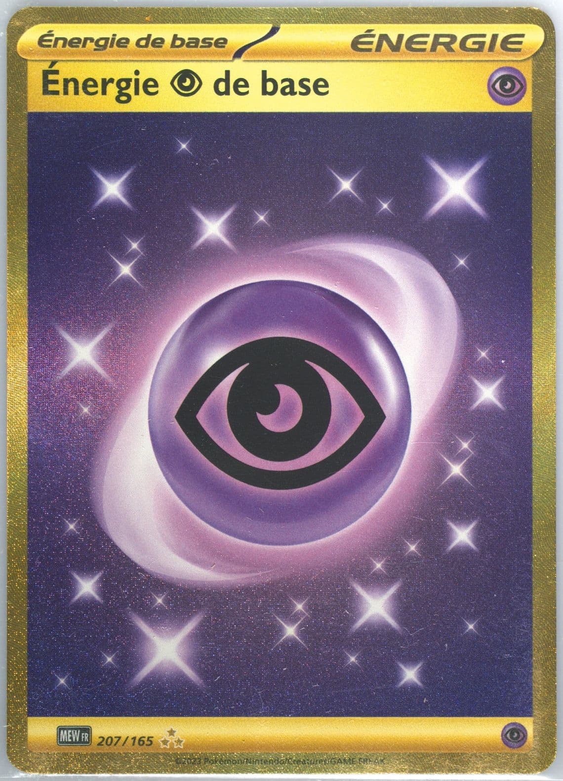 Basic Psychic Energy Hyper Rare (207) 2023 Pokemon French Mew FR-151