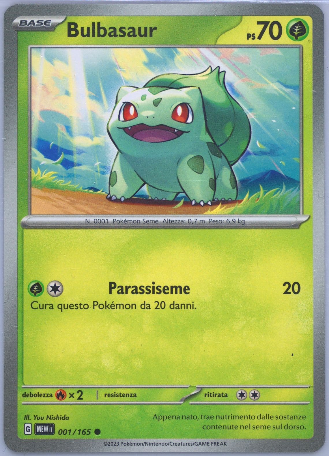 Bulbasaur (001) 2023 Pokemon Italian Mew It-151