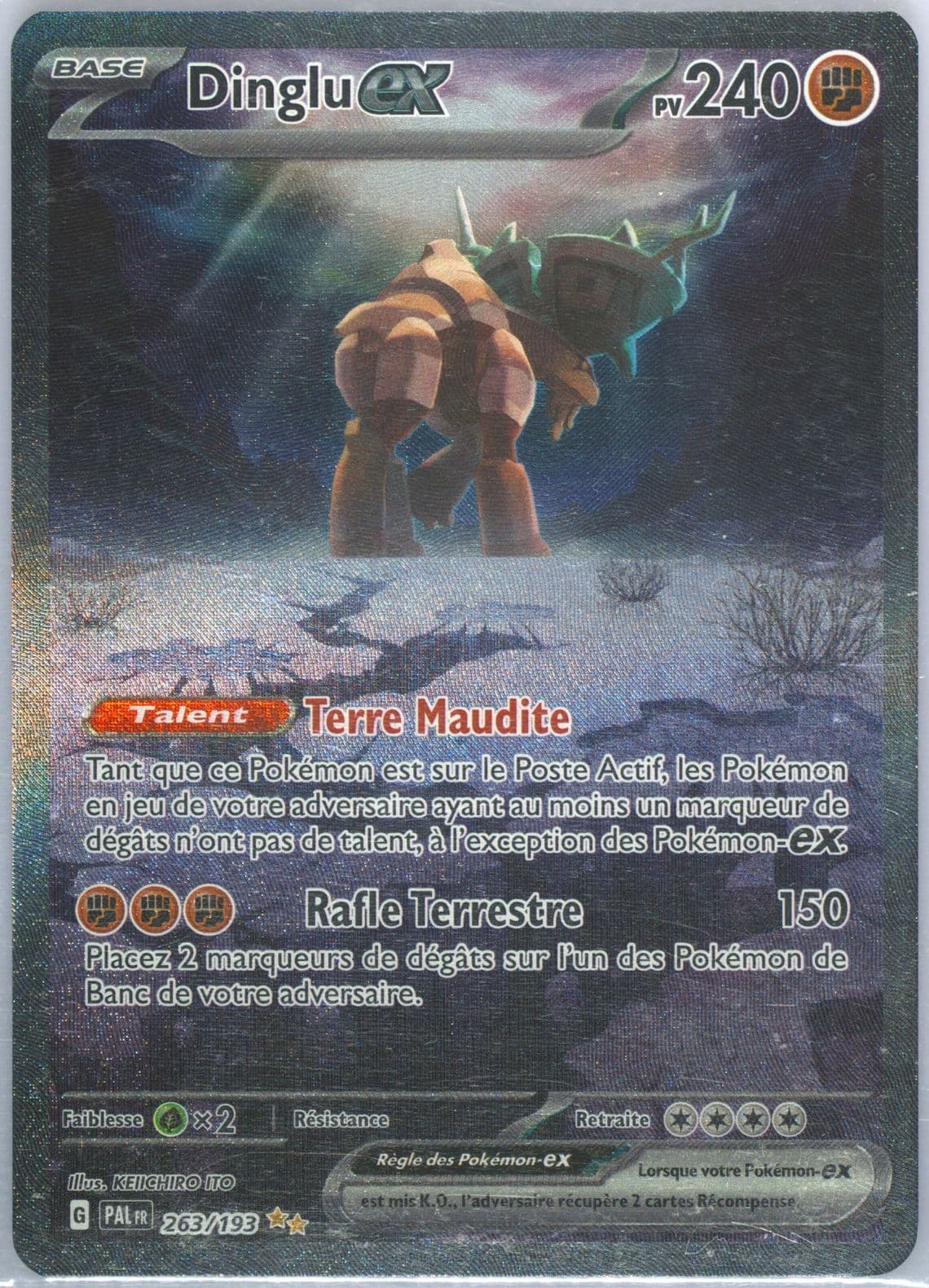 Ting-LU EX Special Illustration Rare (263) 2023 Pokemon French Pal FR-Paldea Evolved