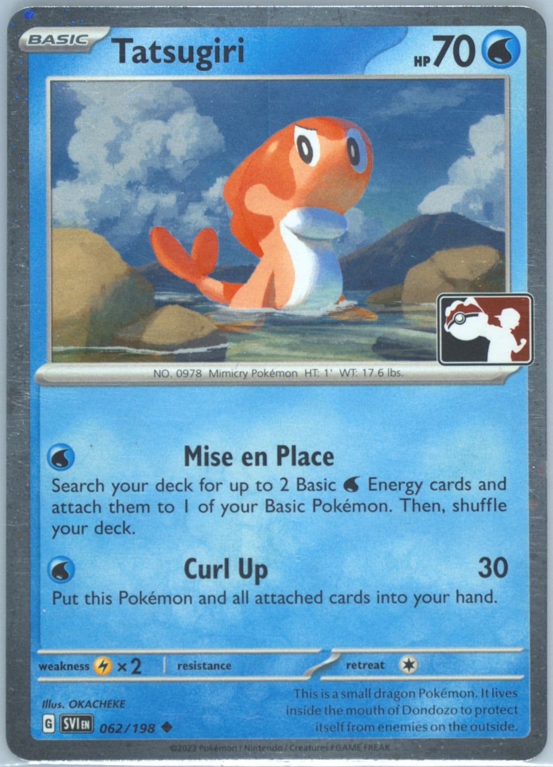 Tatsugiri Holo (062) 2023 Pokemon Play! Pokemon Prize Pack: Series 3