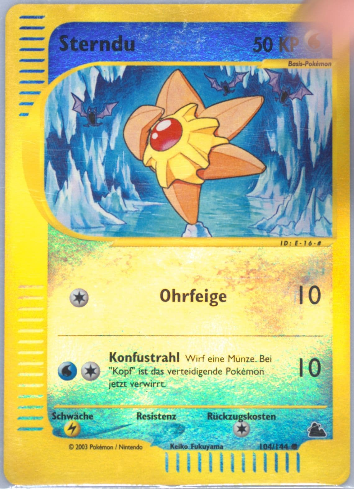 Sterndu-Reverse Foil German (104) 2003 Pokemon Skyridge