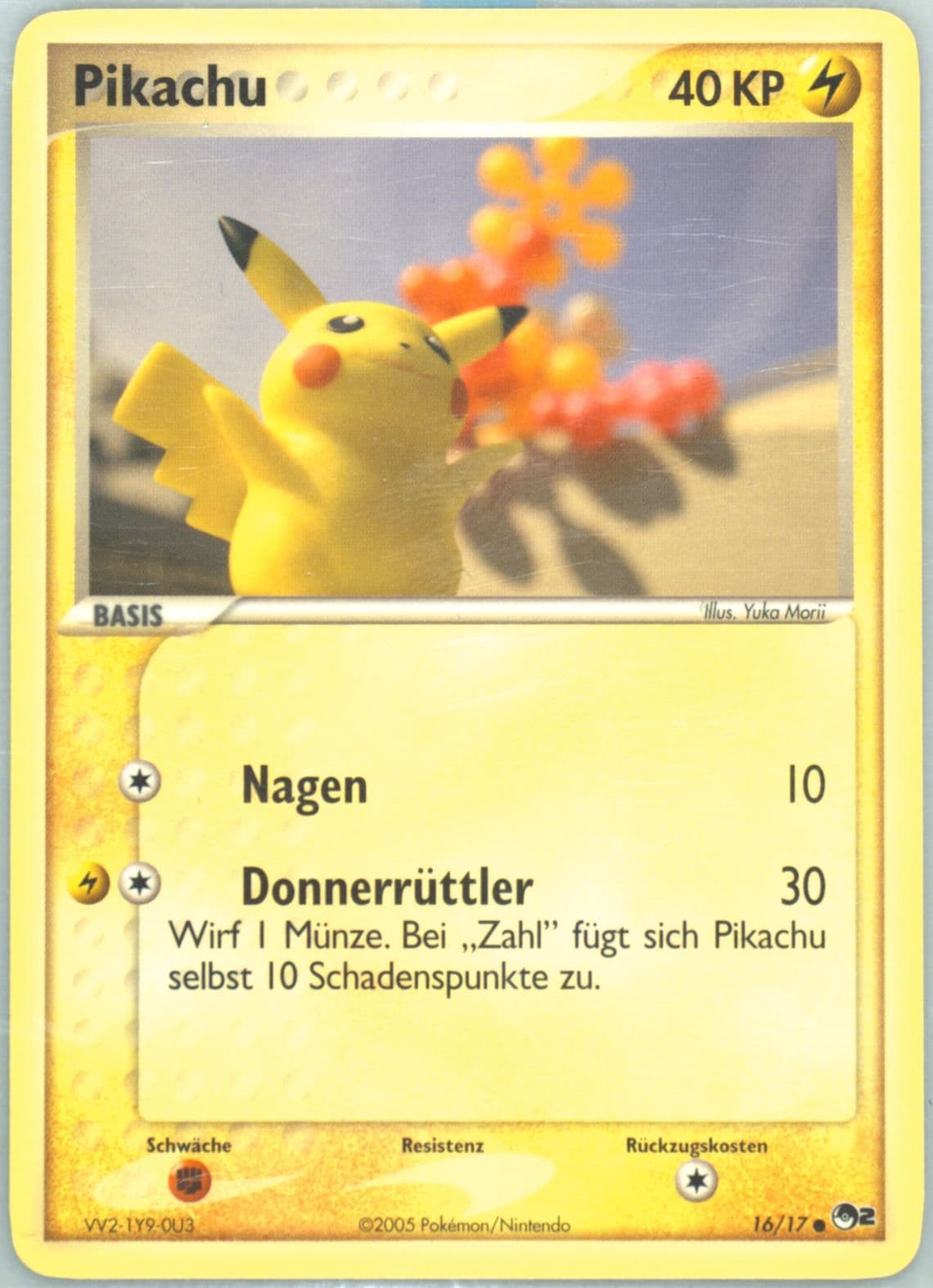 Pikachu German (16) 2005 Pokemon Pop Series 2