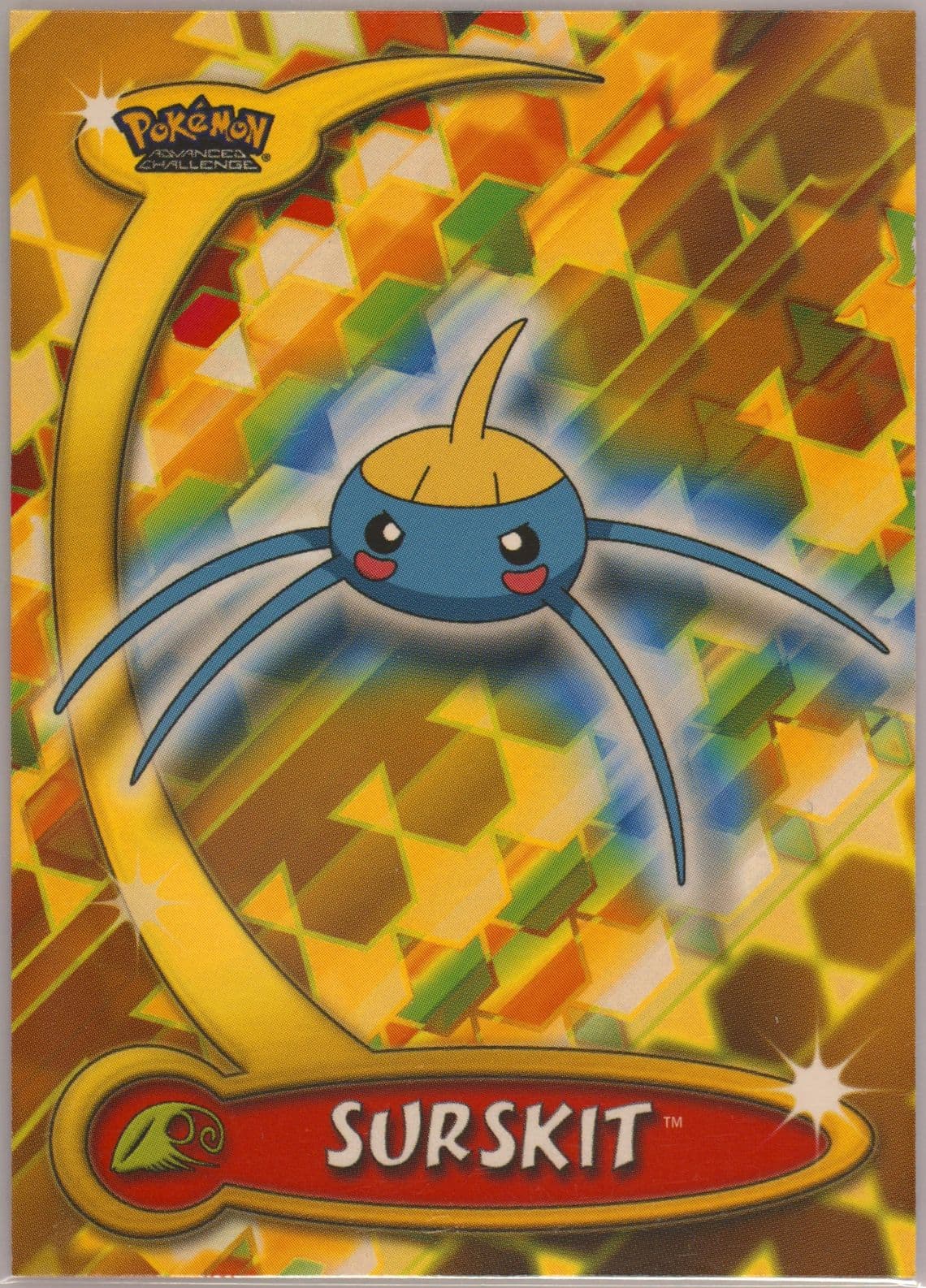 Surskit (71) 2004 Topps Pokemon Advanced Challenge