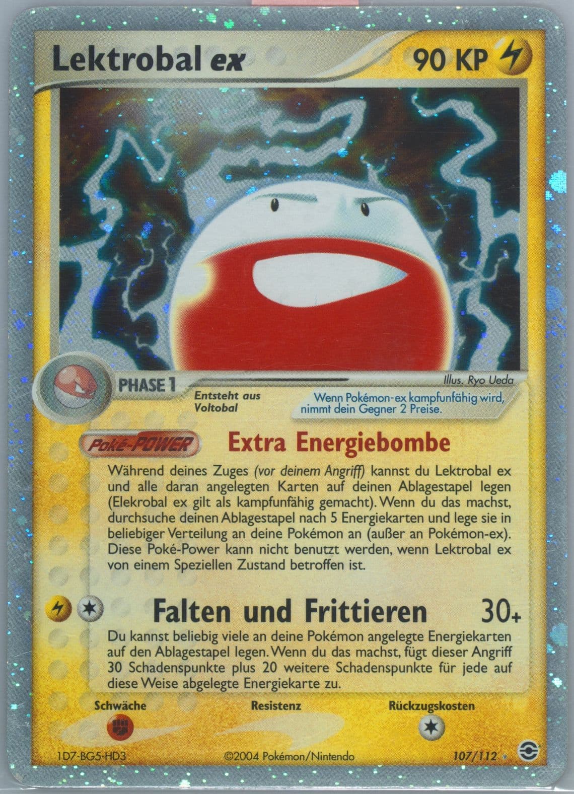 Lektrobal EX-Holo German (107) 2004 Pokemon EX Fire Red & Leaf Green