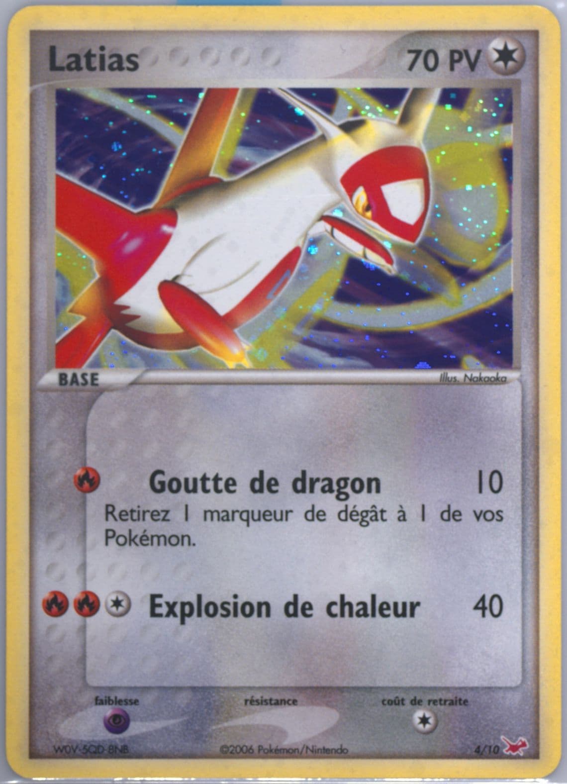 Latias-Holo (4) 2006 Pokemon French EX Trainer Kit Latias
