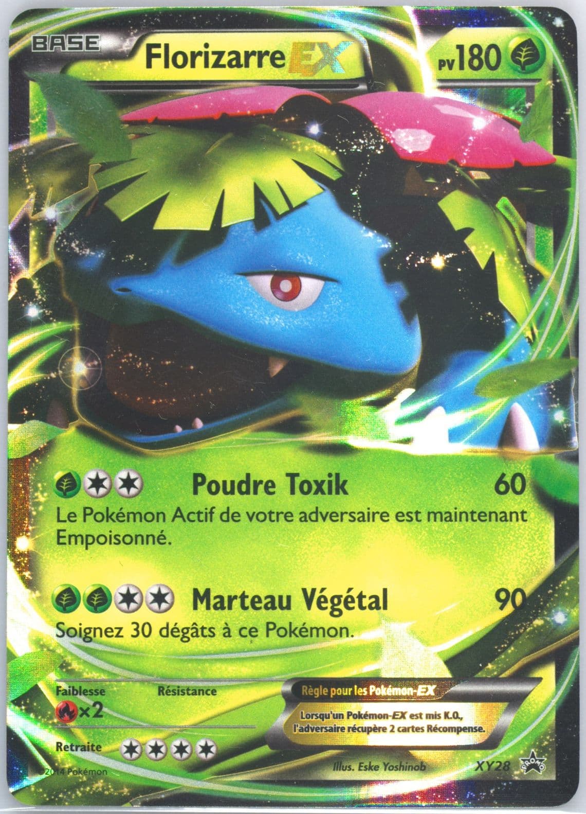 Florizarre EX French (XY28) 2014 Pokemon XY Black Star Promo