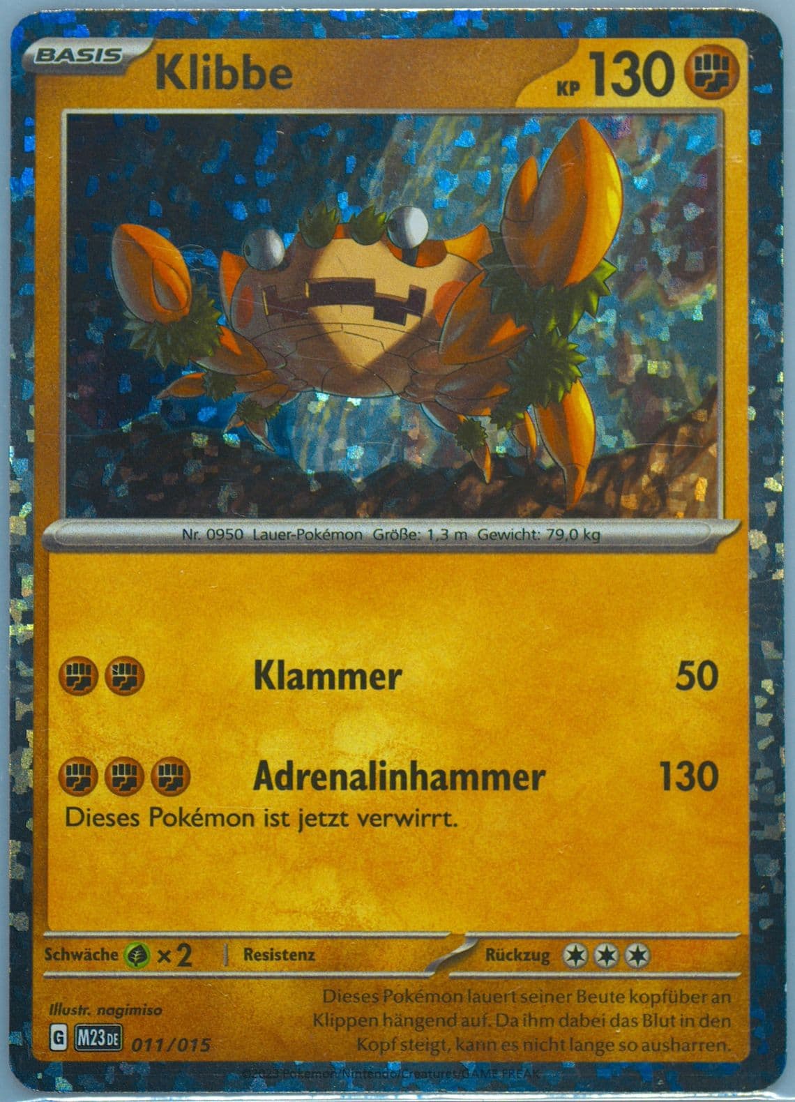 Klawf (011) 2023 Pokemon M23 de-Mcdonald's Collection