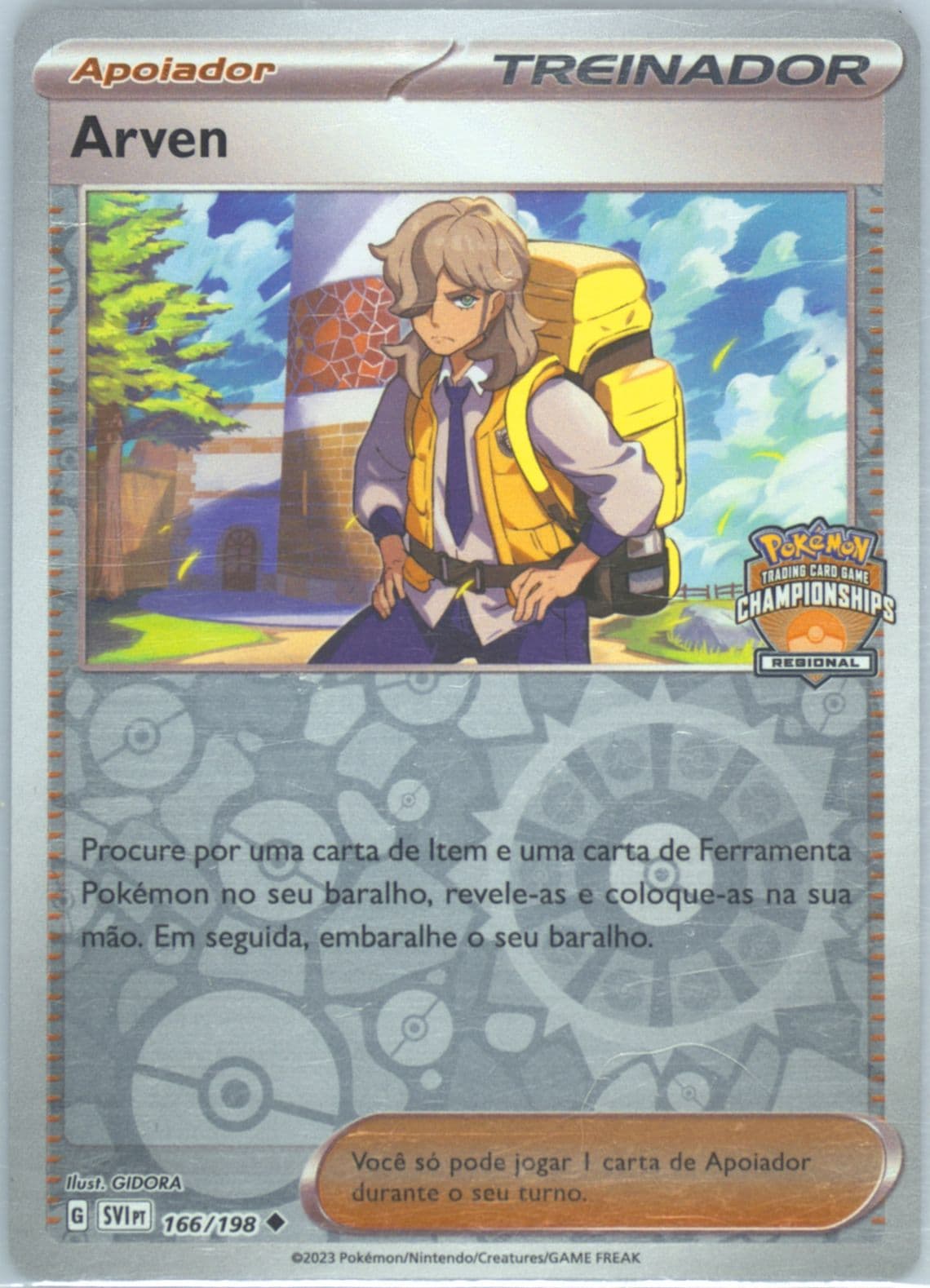 Arven Regional Championships (166) 2023 Pokemon Portuguese Svi PT-Scarlet & Violet